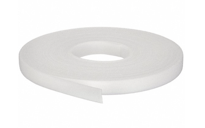 Velcro Tape in a Roll on a White Background Stock Photo - Image of  material, electrician: 162926484